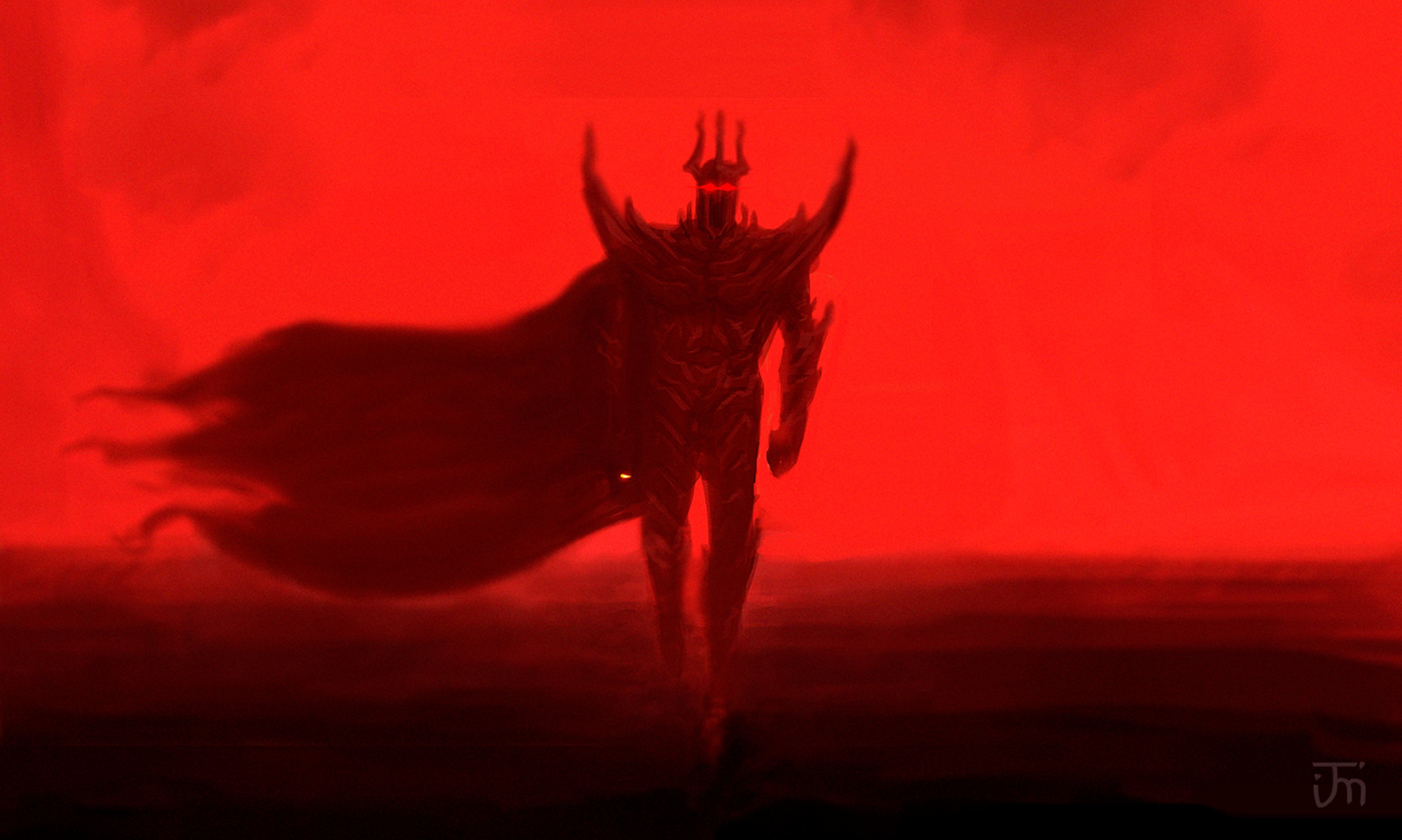 An epic villain strides forth ready to conquery the world