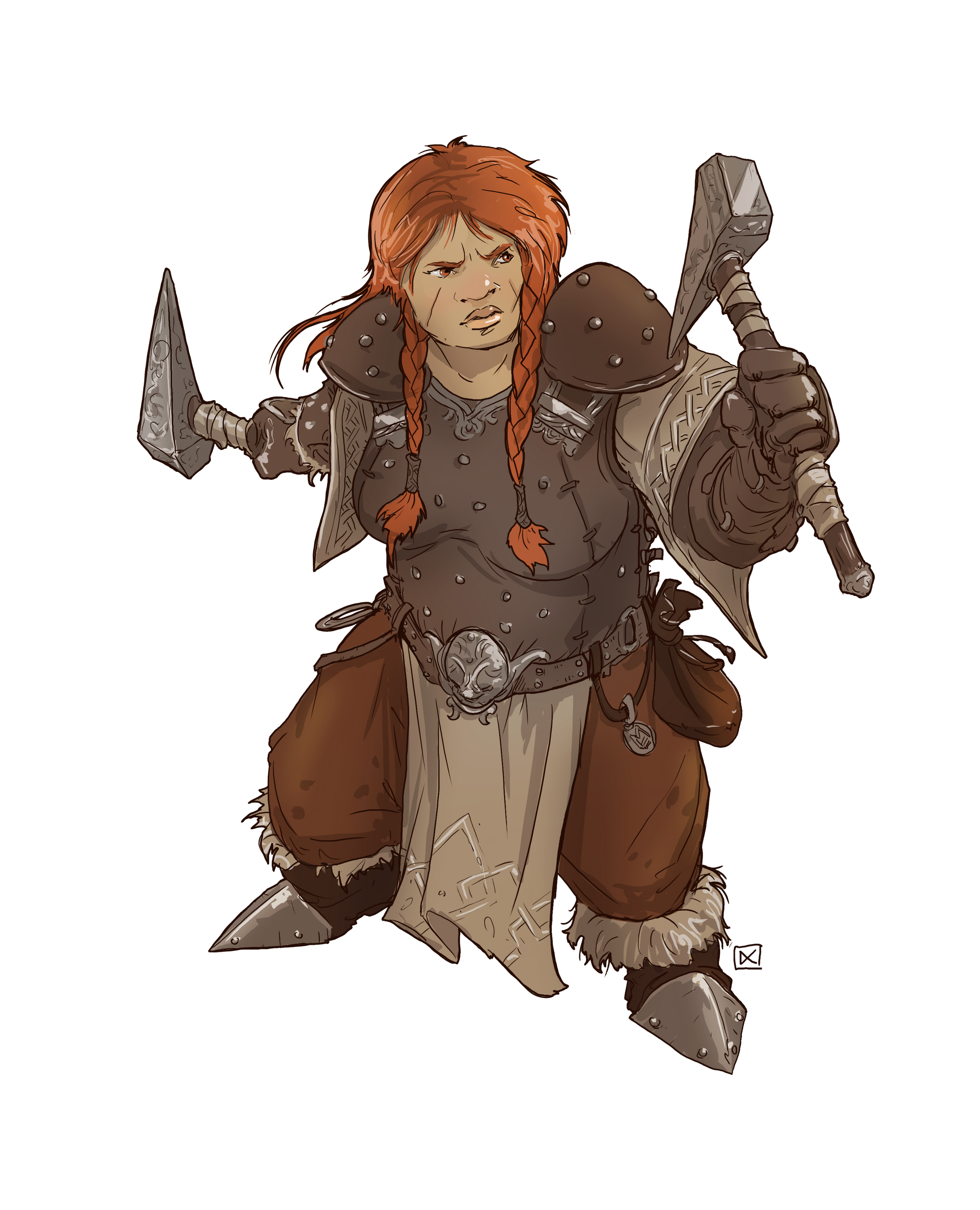 Halisera Drogo the Iron Fist - a unique villain created with Foe Foundry