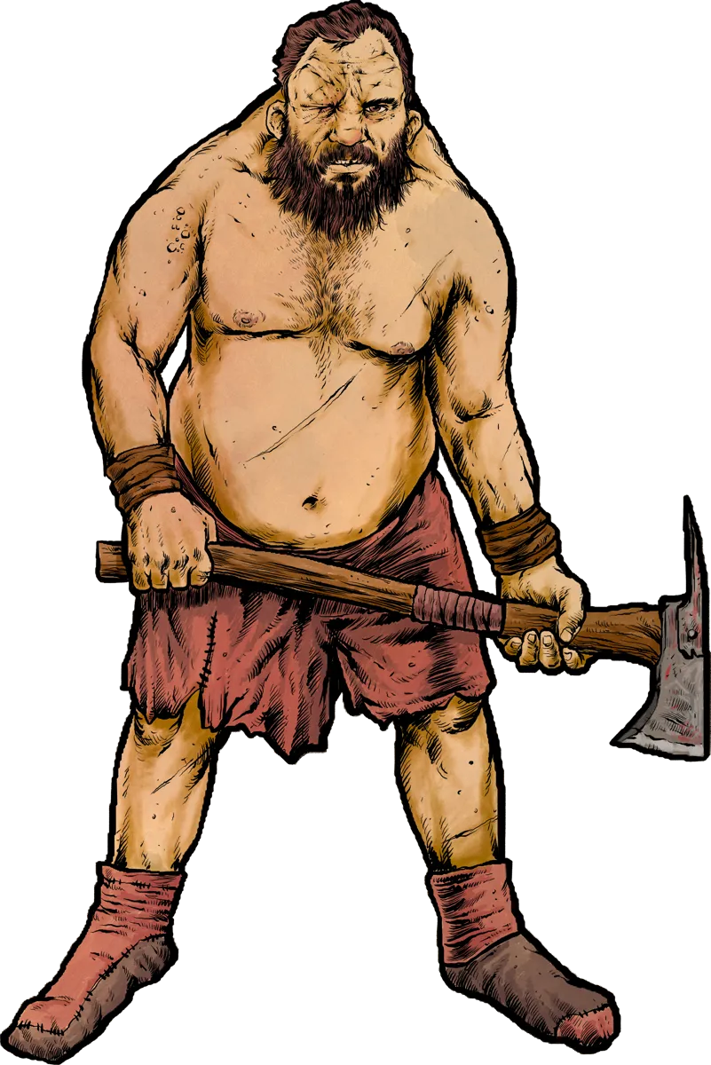 5E Ogre monster illustration — hulking brute wielding a massive club