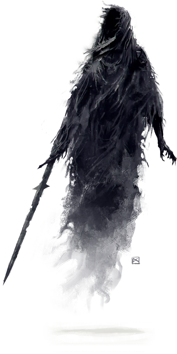 Wraiths are amalgamations of spirits drawn back to life by ambition and the desire for power