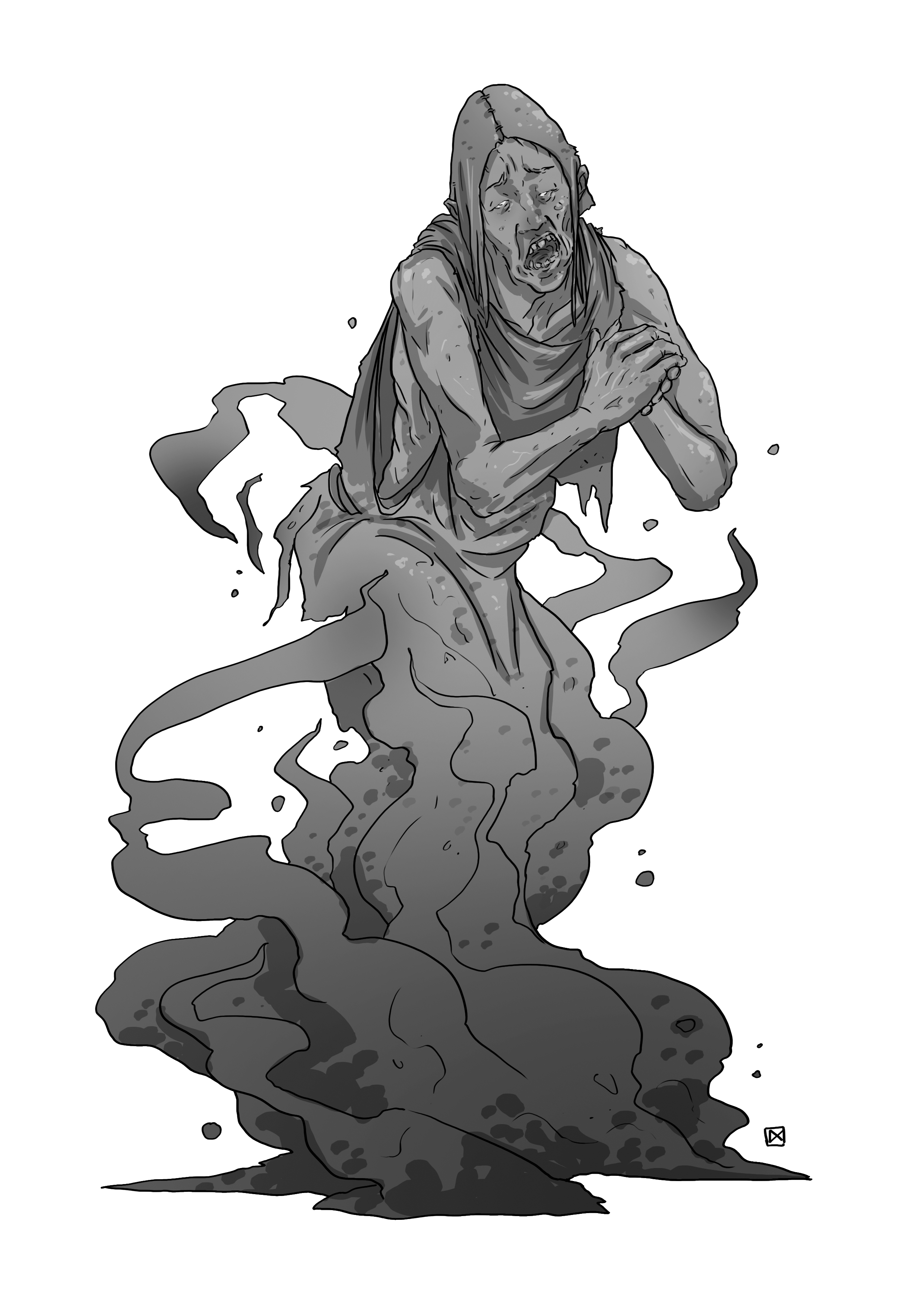Specters haunt the sites of their death aimlessly